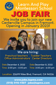 Preschool Job Fair