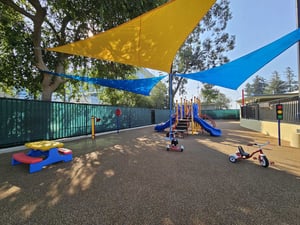 Outdoor playground for preschoolers