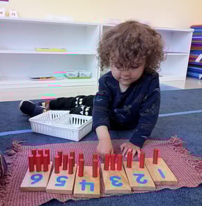 Children at Learn And Play Montessori preschool love to learn